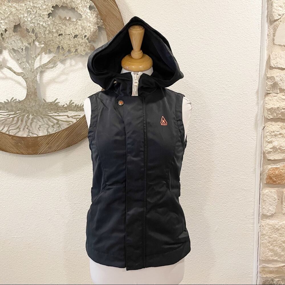 Gaastra Sailing W3 Weather Change Waterproof Hooded Vest Navy Blue Small